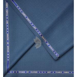 Raymond "Upmaze" collection soft  fabric Australian merino wool blend Blue Jacquard unstitched suit fabric of 3.5 Mts / VV2706