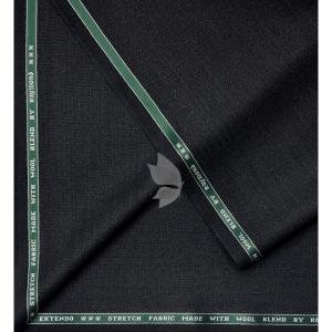 Raymond Extendo collection made with 51% wool, 28% cool max, stretch Dark Grey Jacquard for comfort unstitched suit fabric of 3.5 Mts / VV2686
