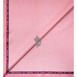 Raymond Montovello collection Super 70's merino wool, Catonic blend, Viscose blend, easy care Pink Jacquard unstitched trouser fabric of 1.3 Mts / VV2673