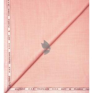 Raymond Soft & Pliable fabric, Viscose blended Orange (Salmon) colour Solid pattern unstitched trouser fabric of 1.3 Mts / VV2713