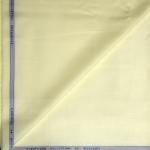 Siyaram's Egyptian Giza Cotton with Liquid Ammonia Finish Yellow (Lemon) Plain Unstitched Shirt Fabric  - 1.60 meters / VV1030