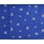 Siyaram's 100% Pure Linen 60 Lea Printed Blue Colour Unstitched Shirt Fabric - 1.60 Mts / VV1056