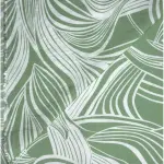 J.Hampstead Viscose Blended Crushable Green (Emerald) Colour Printed Unstitched Shirt Fabric - 1.60 Meters / VV1097