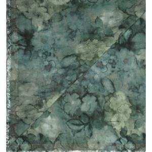J.Hampstead Viscose Blended Crushable Green (Celadon) Colour Printed Unstitched Shirt Fabric - 1.60 Meters / VV1105