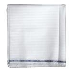 Weaves Empire 100% Linen Cotton White Unstiched Shirt Fabric - 1.6 Mts / VV1152