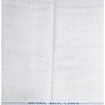 Weaves Empire 100% Linen Cotton White Unstiched Shirt Fabric - 1.6 Mts / VV1157