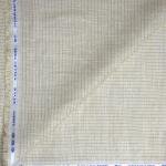 Siyaram's 100% Linen Cotton Dark Beige Striped Unstitched Shirt Fabric of 1.60 Mts / VV1172