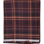 J. Hampstead 100% Giza Cotton Snuff Checkered Shirt Fabric 1.6 Mts / VV1193