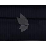 Raymond 100% Pure Wool (All Wool) Navy Blue Color Striped with Stretch Unstitched Trouser Fabric - 1.30 Mts / VV2011