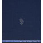 Raymond 100% Pure Wool (All Wool) Royal Blue Color Checkered with Stretch Unstitched Suit Fabric - 3.50 Mts / VV2015