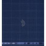 Raymond 100% Pure Wool (All Wool) Thick Blue Color Checkered Unstitched Trouser Fabric - 1.3 Mts / VV2035