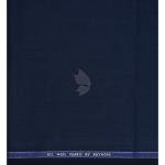 Raymond 100% Pure Wool (All Wool) Plain Blue Color Unstitched Suit Fabric - 3.5 Mts / VV2090