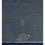 Raymond 100% Pure Wool (All Wool) with OXFORD Weaving Plain Blue Color Unstitched Suit Fabric - 3.5 Mts / VV2104