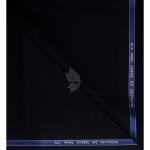 Raymond 100% Pure Wool (All Wool) Black Color Solid Unstitched trouser Fabric - 1.3 Mts / VV2125