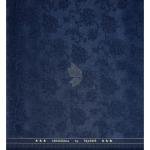 Raymond "CEREMONIA" Collection Wool Blended Navy Blue with Jacquard and Floral design Unstitched Sherwani (Kurta) Fabric - 2.5 Mts / VV2138