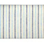 Siyaram's Linen with Cotton Jute Blue color Striped Unstitched Shirt Fabric - 1.60 Mts / VV2176