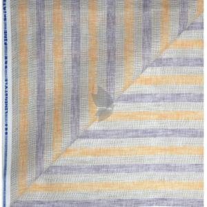 Siyaram's Linen with Cotton Jute Multicolor Striped Unstitched Shirt Fabric - 1.60 Mts / VV2181
