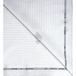 Raymond 100% Premium (Giza) Cotton Vertical Striped Grey colour Unstitched Shirt Fabric - 1.60 mts / VV2201