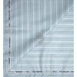 Raymond 100% Premium (Giza) Cotton Vertical Striped Grey colour Unstitched Shirt Fabric - 1.60 mts / VV2203