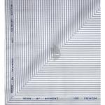 Raymond 100% Premium (Giza) Cotton Vertical Striped Grey colour Unstitched Shirt Fabric - 1.60 mts / VV2204