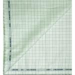 Raymond 100% Premium (Giza) Cotton Checkered Light Green (Pale green) colour Unstitched Shirt Fabric - 1.60 mts / VV2238