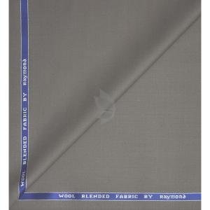 Raymond 45% Wool blended Grey (Umber) colour with Gabardine weave plain unstitched Trouser Fabric - 1.25 Mts / VV2314