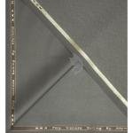 Raymond 35% Vicose blended with Gabardine weave Grey (Umber) colour with Solid pattern unstitched Suit Fabric - 3.25 Mts / VV2329