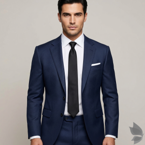 Raymond 35% Viscose Blended Blue colour Solid Pattern Unstitched Suit Fabric of 3.25 meters / VV2349