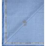 Siyaram's 100% Superfine Cotton with Jacquard weave Solid Pattern Pale Blue (Light Blue) colour Unstitched Shirt Fabric of 1.60 Mts / VV2356I