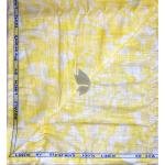 Siyaram's Royale Linen 100% Linen with 60 Lea count Digital Printed Yellow (Lemon) Colour Unstitched Shirt Fabric of 1.6 Meters / VV2366E