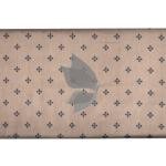 Raymond 100% Egyptian Giza Cotton (Premium Cotton) Beige (Umber) Printed Pattern Unstitched Shirt Fabric of 1.60 meters / VV2388AC