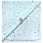 Raymond 100% Egyptian Giza Cotton (Premium Cotton) Light Blue (Aqua) Printed Pattern Unstitched Shirt Fabric of 1.60 meters / VV2388AD