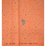 Raymond 100% Egyptian Giza Cotton (Premium Cotton) Orange (Salmon) Printed Pattern Unstitched Shirt Fabric of 1.60 meters / VV2388AH