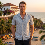 Raymond 100% Egyptian Giza Cotton (Premium Cotton) Grey Printed Pattern Unstitched Shirt Fabric of 1.60 meters / VV2388AK