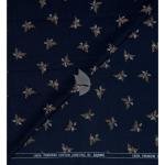 Raymond 100% Egyptian Giza Cotton (Premium Cotton) Dark Blue Printed Pattern Unstitched Shirt Fabric of 1.60 meters / VV2388F