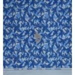 Raymond 100% Egyptian Giza Cotton (Premium Cotton) Blue Printed Pattern Unstitched Shirt Fabric of 1.60 meters / VV2388G