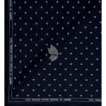 Raymond 100% Egyptian Giza Cotton (Premium Cotton) Dark Blue Printed Pattern Unstitched Shirt Fabric of 1.60 meters / VV2388H