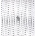 Raymond 100% Egyptian Giza Cotton (Premium Cotton) White Printed Pattern Unstitched Shirt Fabric of 1.60 meters / VV2388N