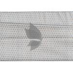 Raymond 100% Egyptian Giza Cotton (Premium Cotton) White Printed Pattern Unstitched Shirt Fabric of 1.60 meters / VV2388R