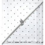 Raymond 100% Egyptian Giza Cotton (Premium Cotton) White Printed Pattern Unstitched Shirt Fabric of 1.60 meters / VV2388U