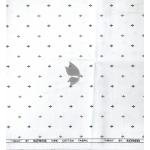 Raymond 100% Egyptian Giza Cotton (Premium Cotton) White Printed Pattern Unstitched Shirt Fabric of 1.60 meters / VV2388U