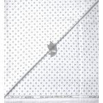 Raymond 100% Egyptian Giza Cotton (Premium Cotton) White Printed Pattern Unstitched Shirt Fabric of 1.60 meters / VV2388V