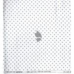 Raymond 100% Egyptian Giza Cotton (Premium Cotton) White Printed Pattern Unstitched Shirt Fabric of 1.60 meters / VV2388V