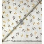 Raymond 100% Pure Linen Beige color Printed Unstitched Shirt Fabric of 1.6 meters / VV2389H