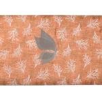 Raymond 100% Pure Linen Orange (Apricot) color Printed Unstitched Shirt Fabric of 1.6 meters / VV2389L