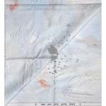 J.Hampstead 100% Pure Giza Cotton Printed pattern Sky Blue colour Unstitched Shirt Fabric of 1.6 meters / VV2392B