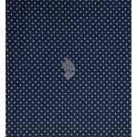 J.Hampstead 100% Pure Giza Cotton Printed pattern Navy Blue colour Unstitched Shirt Fabric of 1.6 meters / VV2392K