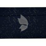 J.Hampstead 100% Pure Giza Cotton Printed pattern Navy Blue colour Unstitched Shirt Fabric of 1.6 meters / VV2392X