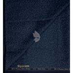 Siyaram's European Print Collection with 100% Superfine Giza Cotton Dark Blue (Slate) Colour Unstitched Shirt Fabric of 1.6 Mts / VV2439