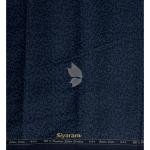 Siyaram's European Print Collection with 100% Superfine Giza Cotton Dark Blue (Slate) Colour Unstitched Shirt Fabric of 1.6 Mts / VV2439